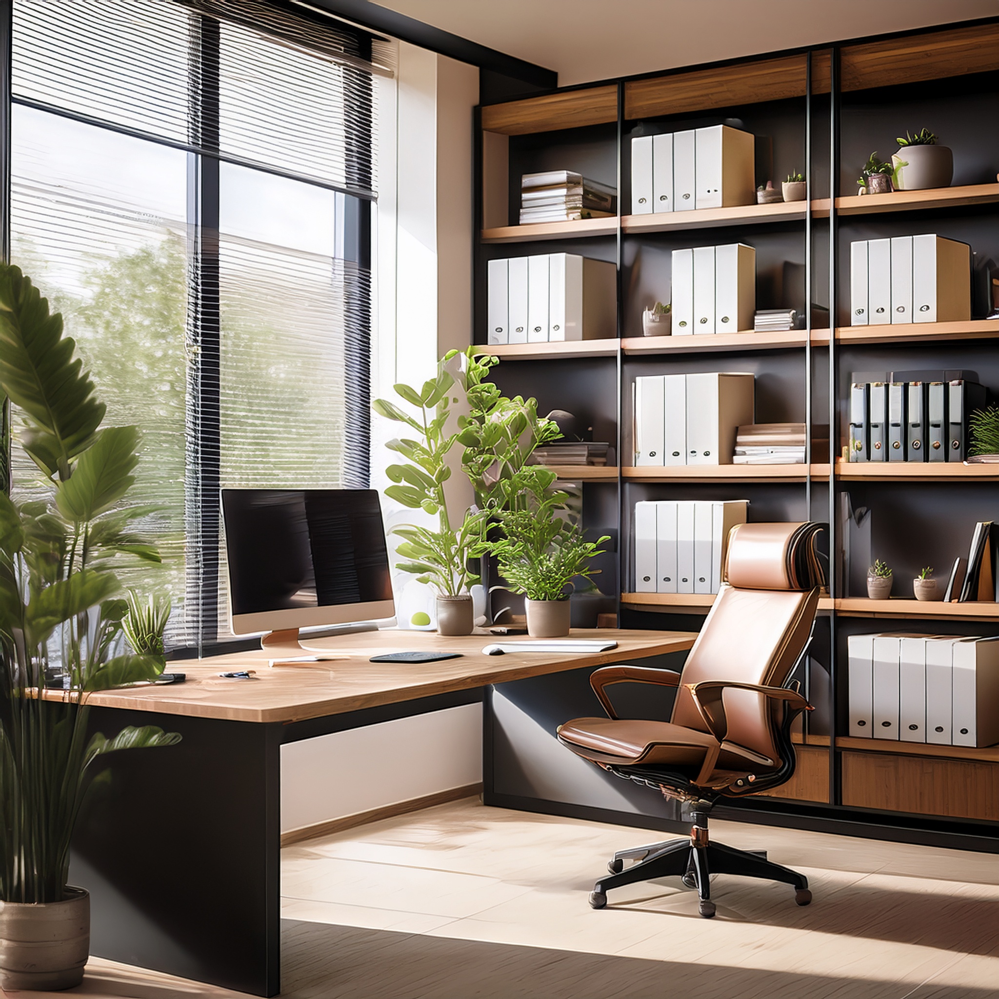 freundliches Steuerberatungsbüro mit modernen Akzenten und einladendem Ambiente